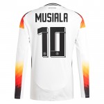 Günstige Fußballtrikots Deutschland Musiala 10 Heimtrikot EURO 2024 Langarm